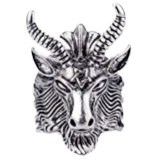 Baphomet Men's Ring - Picture 4 of 7